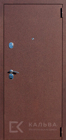 Фото «Металлическая дверь медный антик с зеркалом и МДФ венге №1»